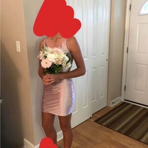 Emerald Sundae Light Pink Mini Dress